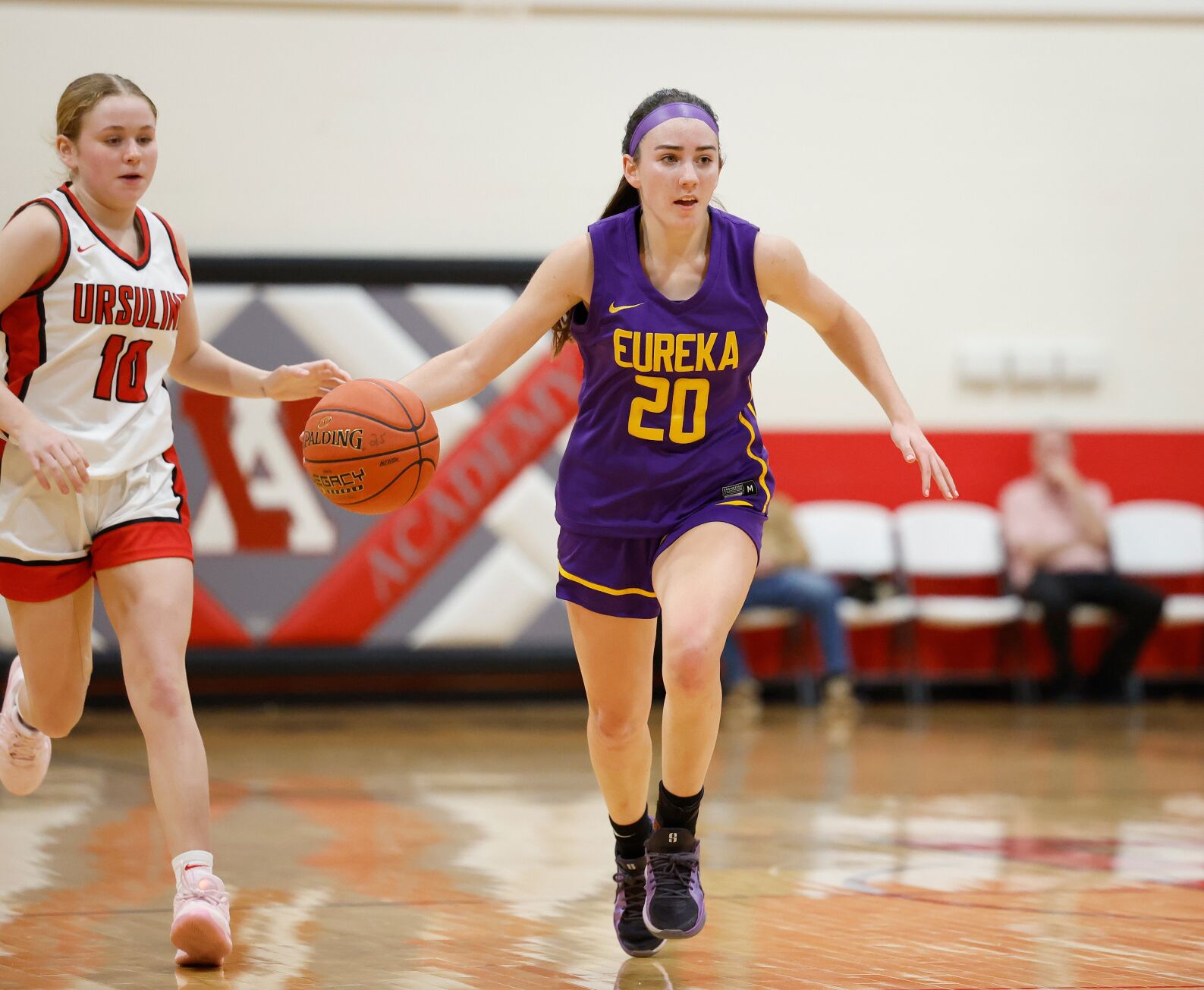 Visitation Christmas Tournament, first round: Ursuline v. Eureka
